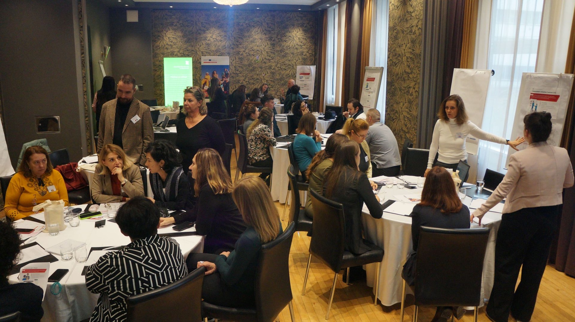 Slika iz konference - predstavitev praks