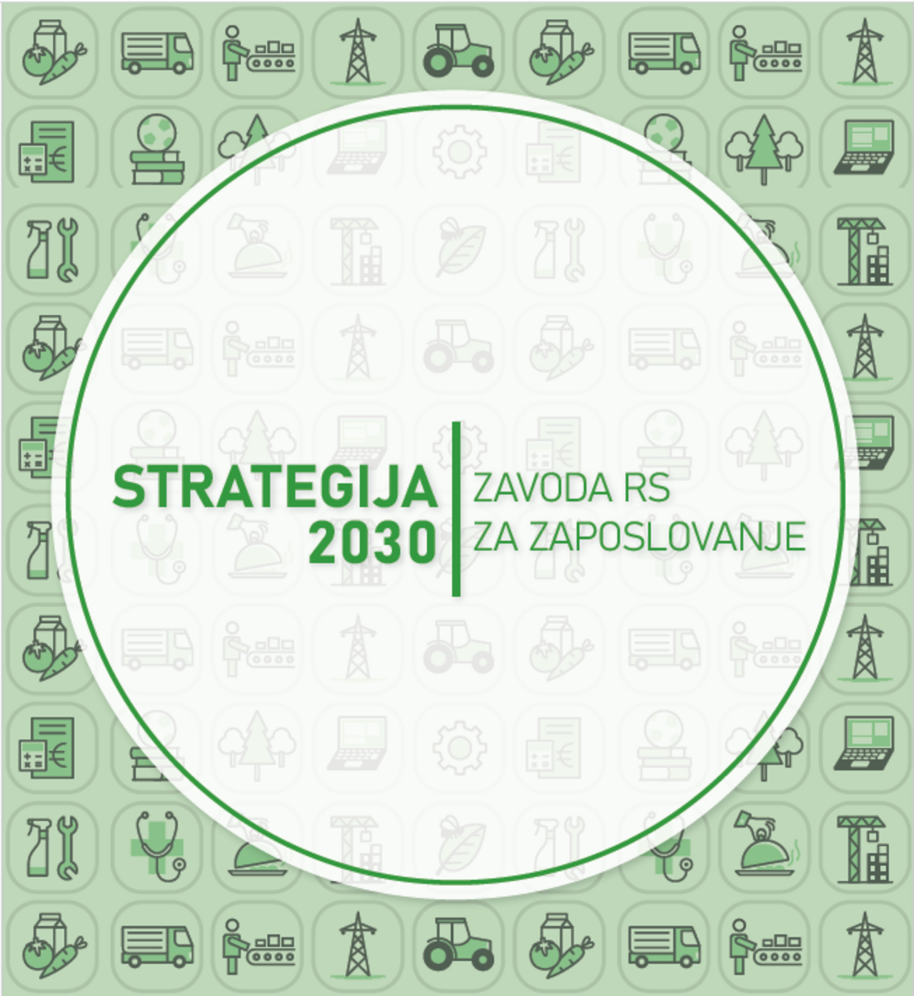 Naslovnica strategije Zavoda Republike Slovenije za zaposlovanje do leta 2030