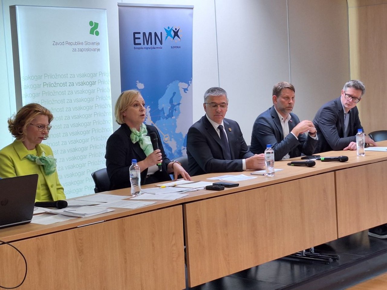 Novinarska konferenca, Sejem zaposlitvenih priložnosti, 9. maja 2024, Gospodarsko razstavišče, Ljubljana