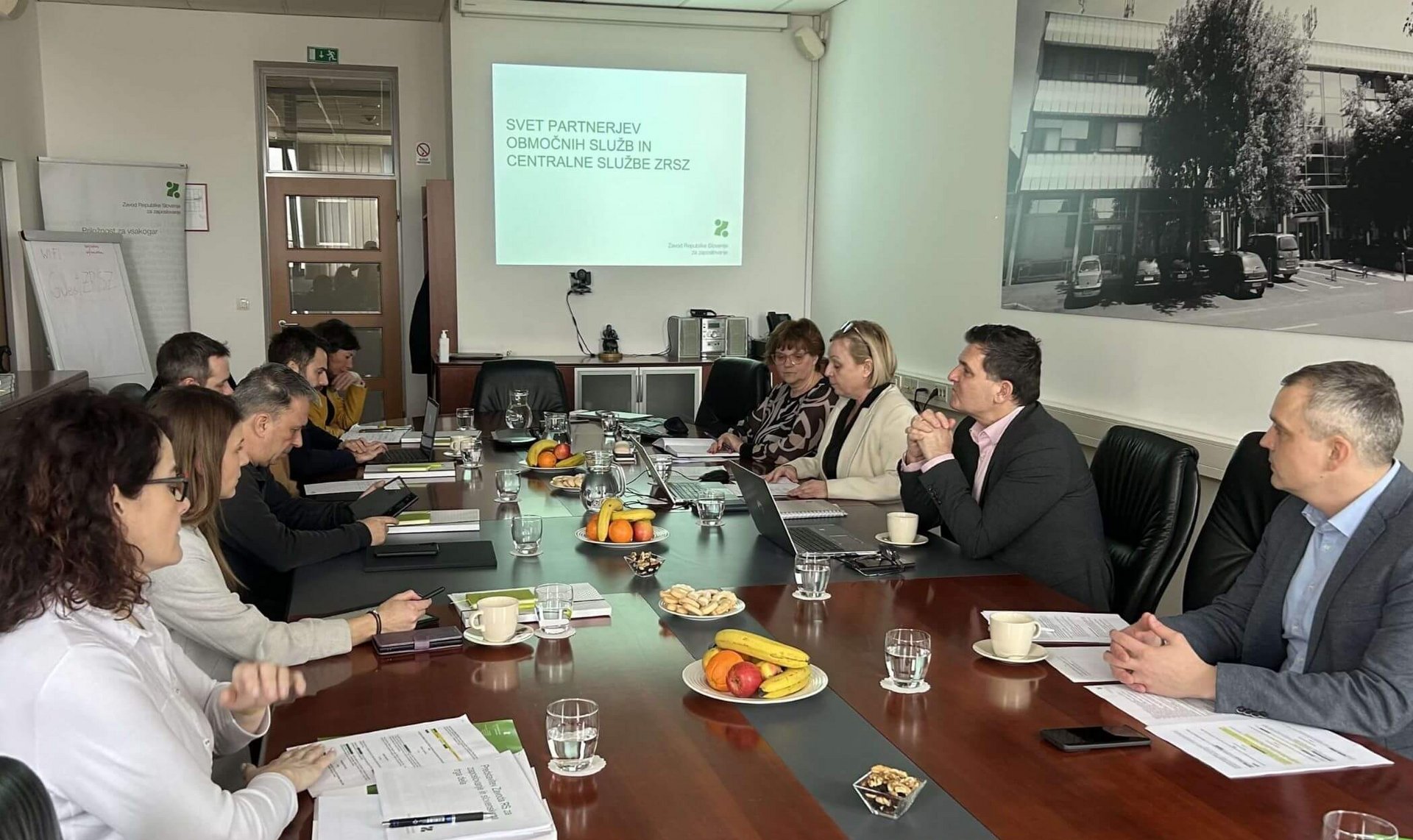 Ustanovitev Sveta partnerjev pri Centralni službi Zavoda RS za zaposlovanje, Ljubljana, Rožna dolina, 6. februarja 2025