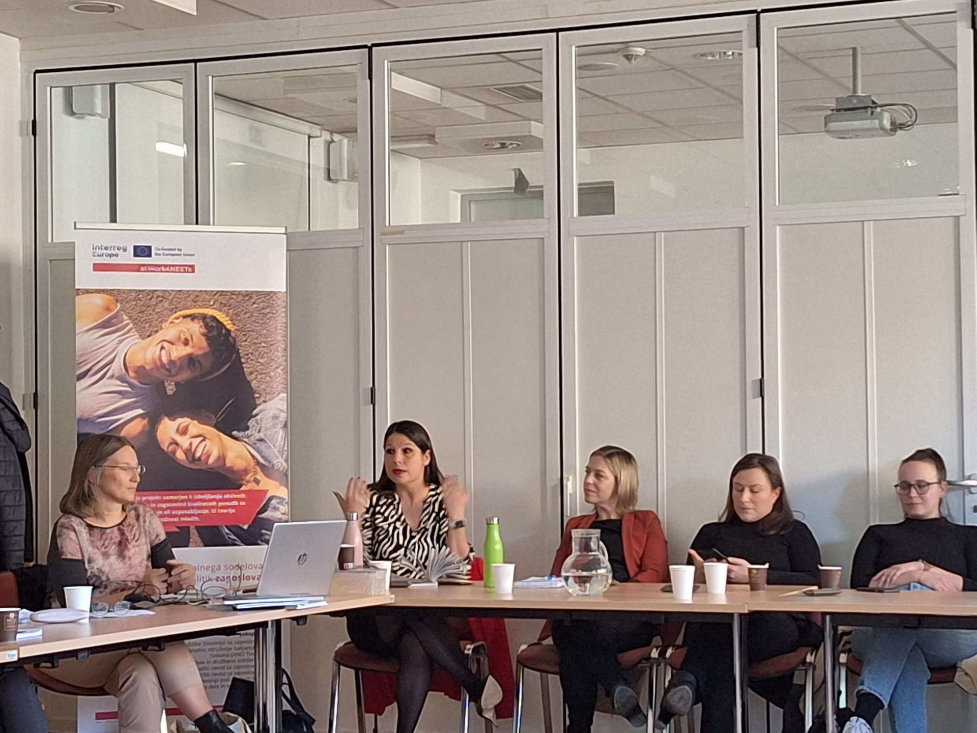 Drugo nacionalno srečanje ključnih organizacij na področju oseb NEET v okviru projekta Interreg@Work4NEETs, 14. 2. 2024, Ljubljana