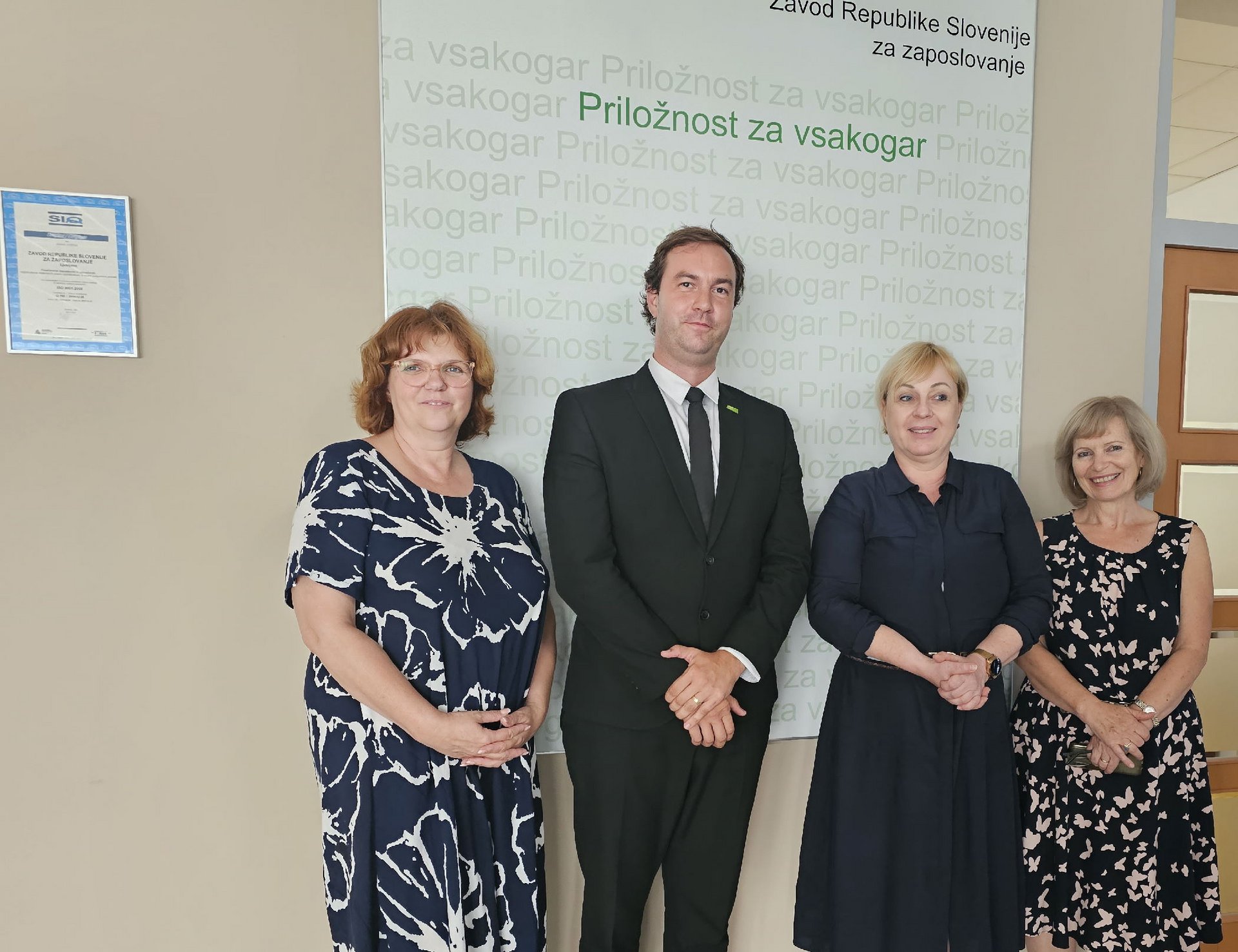 Sestanek ZRSZ, 22.8.2023: Vršilec dolžnosti direktorja SPIRIT Slovenija s predstavnicami Zavoda