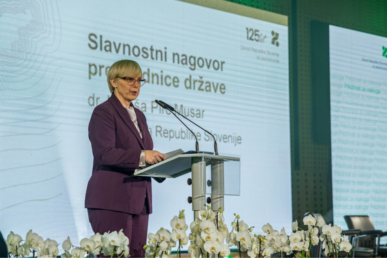 nagovor predsednice RS dr. Nataše Pirc Musar na slovesnosti ob 125-letnici javne službe za zaposlovanje