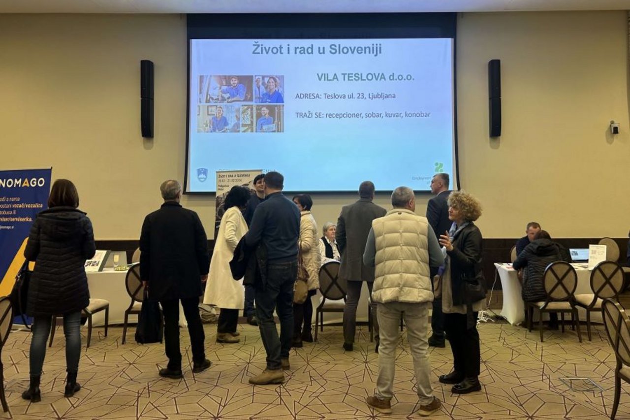Zaposlitveni dogodek v Podgorici, Črna gora, 20. 2. 2024, Zavod RS za zaposlovanje, skupaj z delodajalci in Veleposlaništvom RS v Podgorici