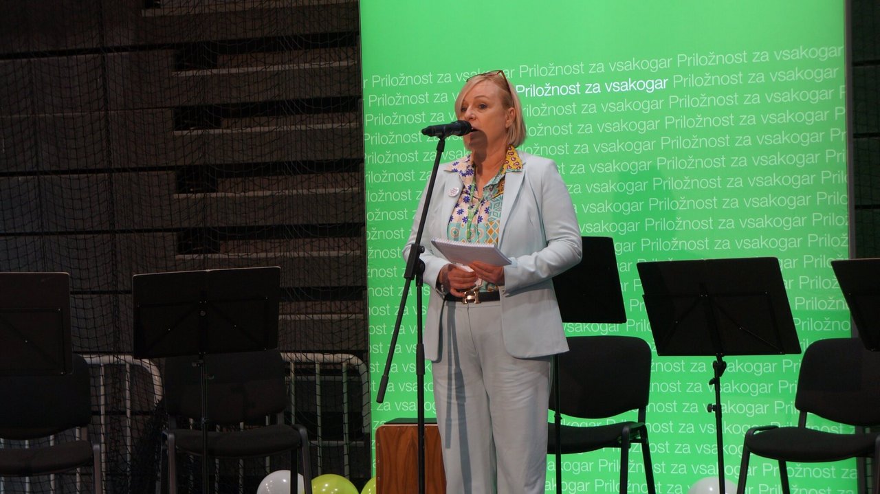 Vseslovenski Sejem zaposlitvenih priložnosti, generalna direktorica Zavoda, v Dvorani Tabor v Mariboru 8. oktobra 2024