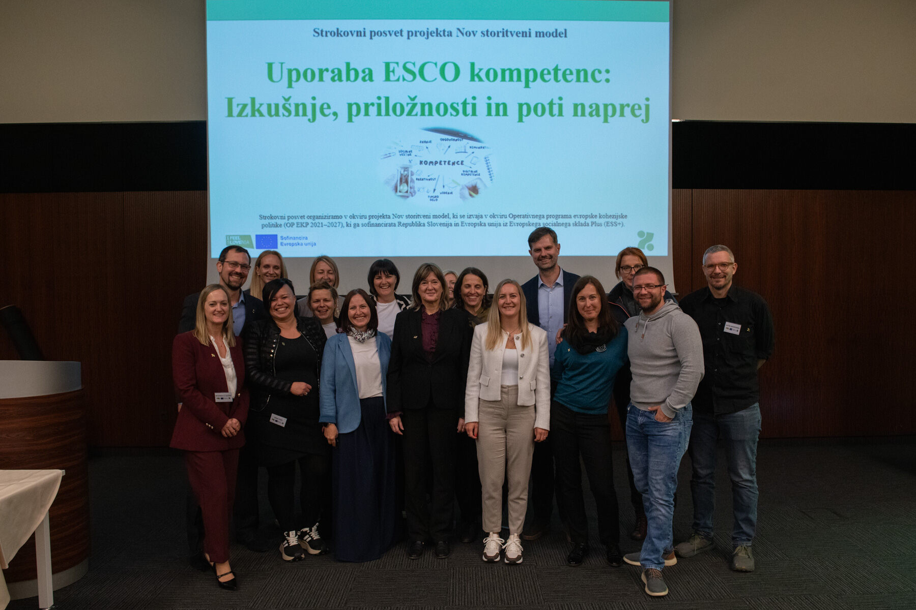Udeleženci ESCO strokovnega posveta, organizirane 16. oktobra 2025